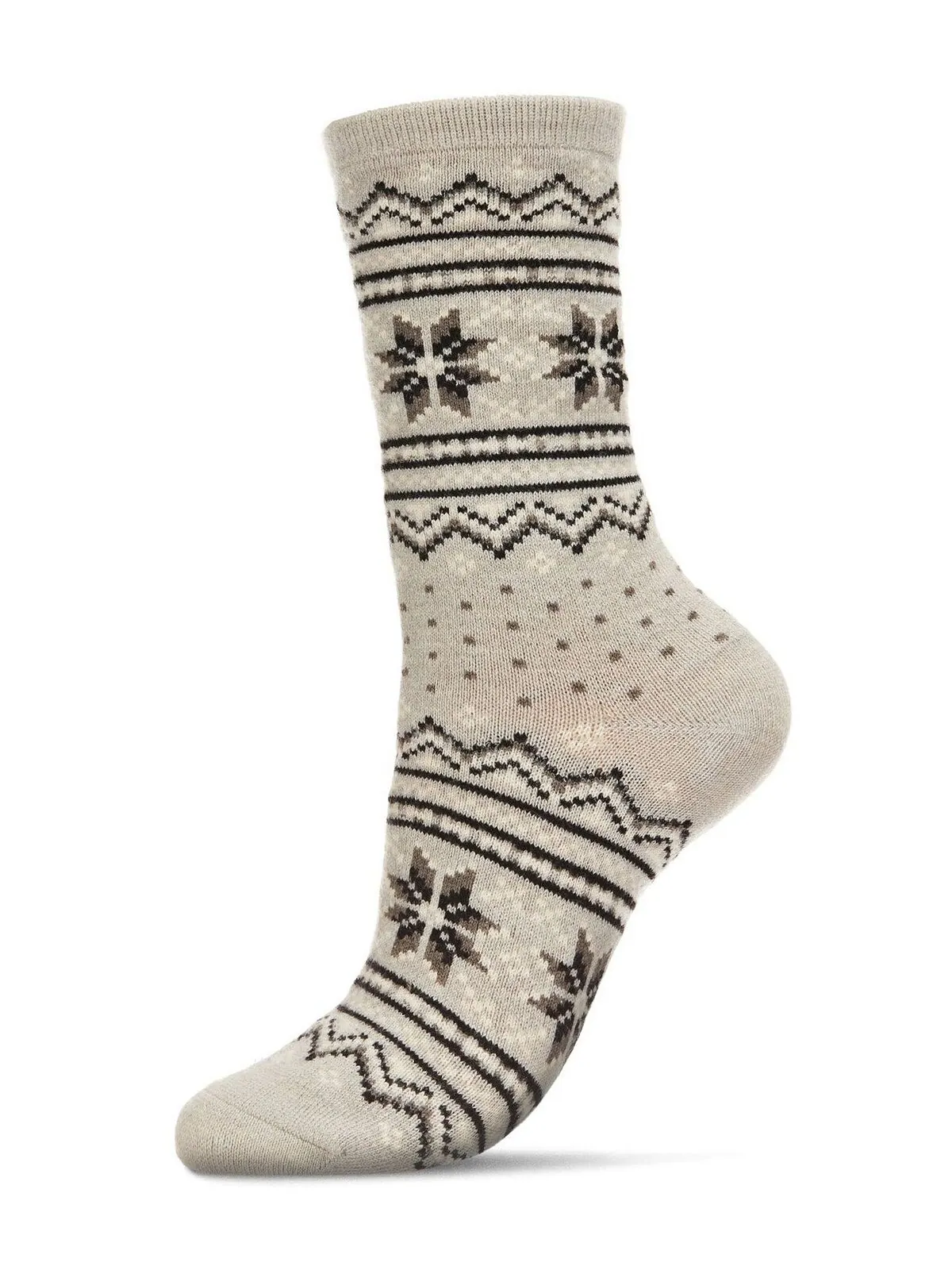 Женские кашемировые носки Fairisle Crew MeMoi