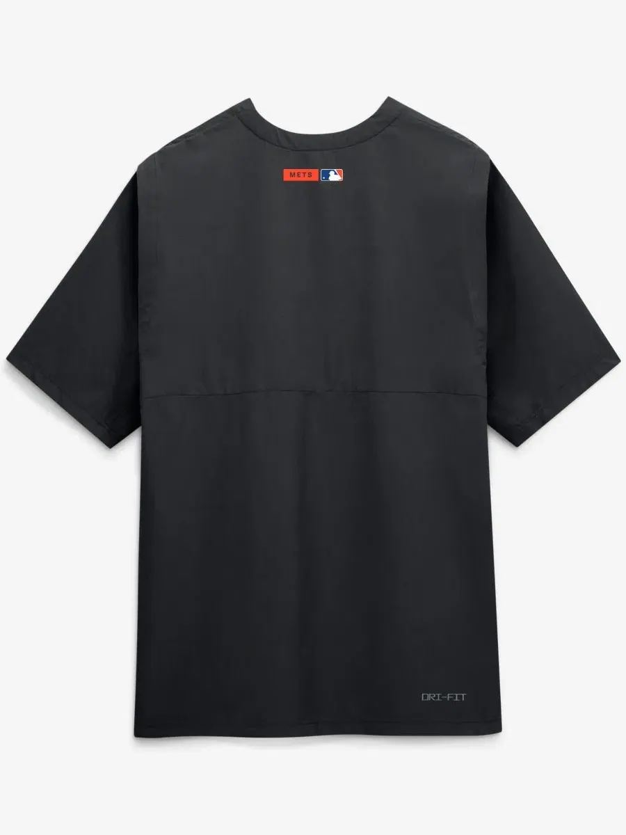 Ветровка с 1/4-застежкой Dri-FIT New York Mets Nike — изображение 3 из 6, черный