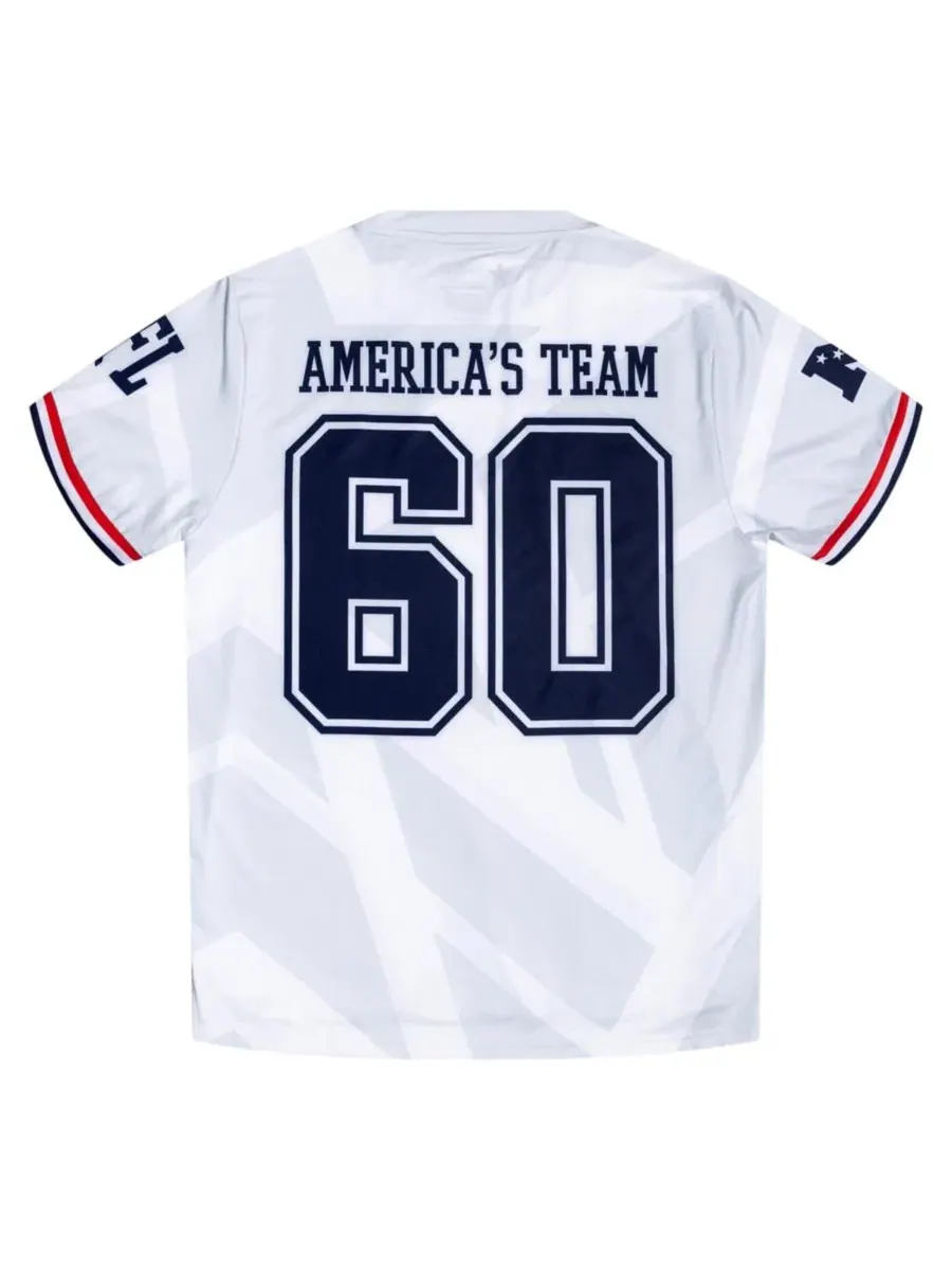 Футболка Dallas Cowboys America's Team Fashion с геометрическим принтом Dallas Cowboys Merchandise — изображение 2 из 3