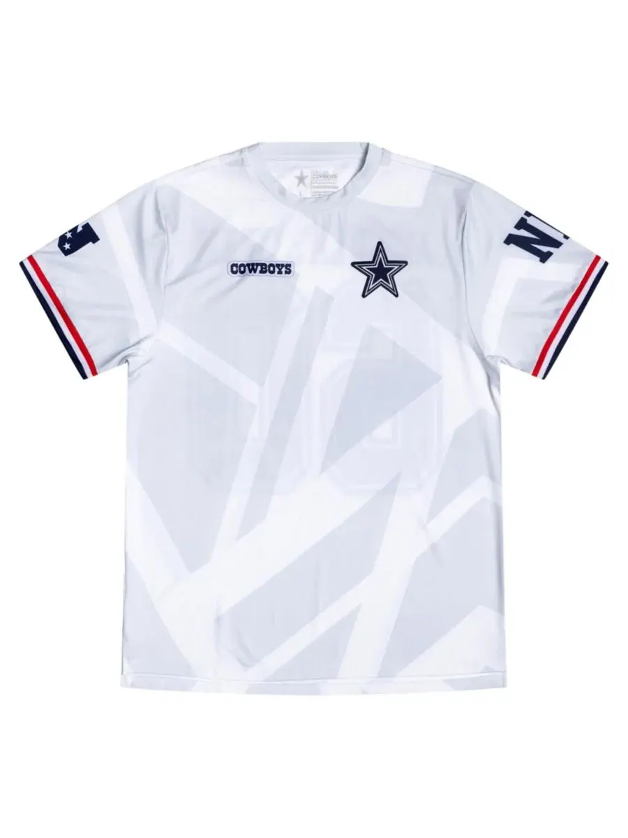 Футболка Dallas Cowboys America's Team Fashion с геометрическим принтом Dallas Cowboys Merchandise — изображение 3 из 3