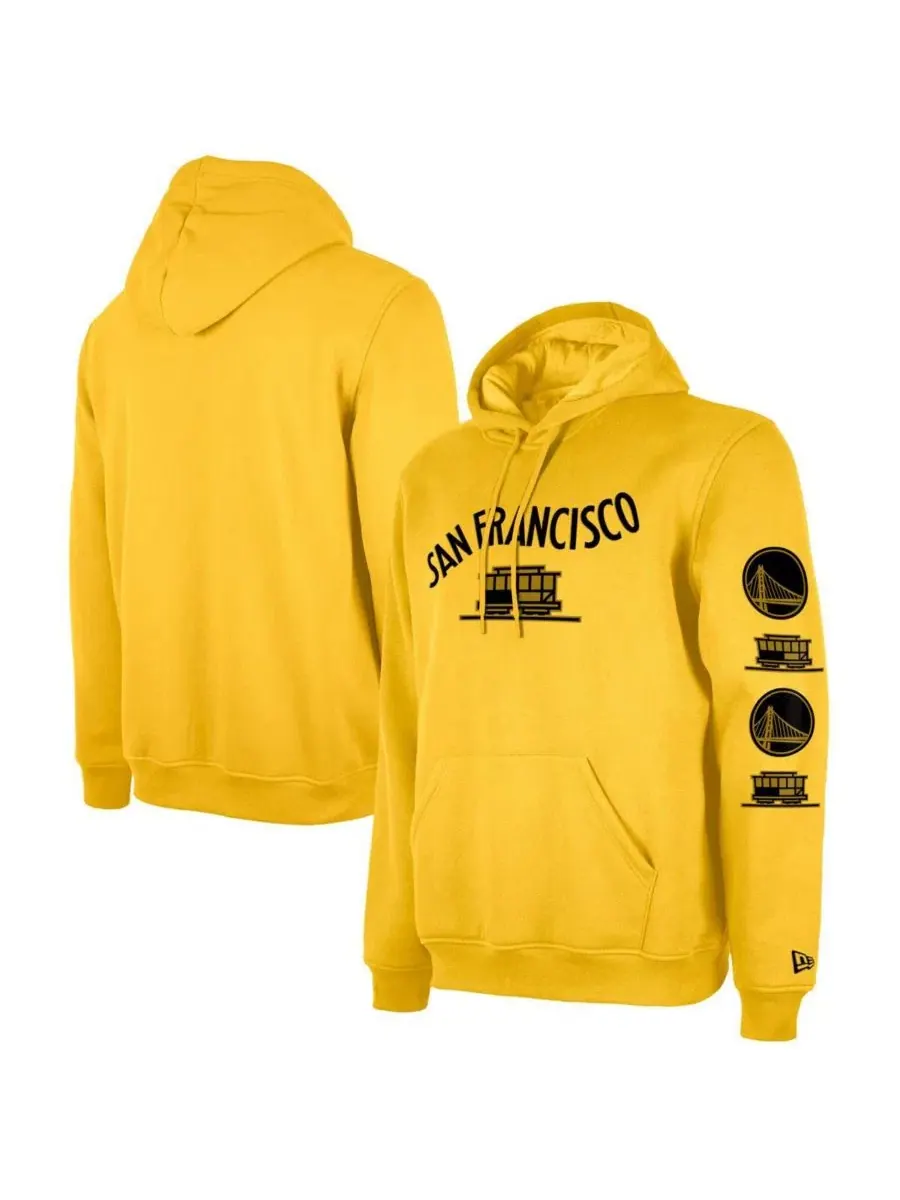 Толстовка с капюшоном Golden State Warriors 2023/24 City Edition New Era
