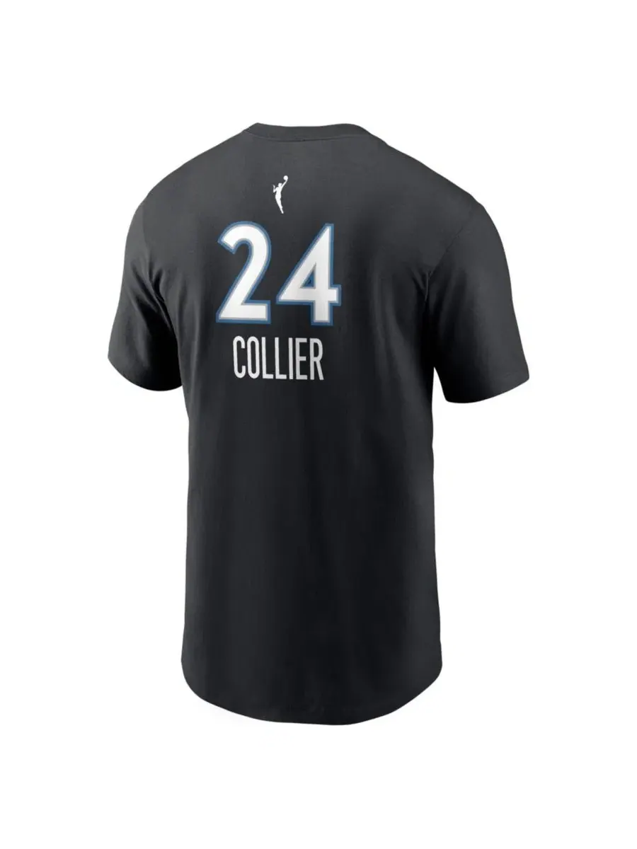 Футболка с принтом Napheesa Collier Minnesota Lynx Rebel Edition Nike — изображение 3 из 3, черный