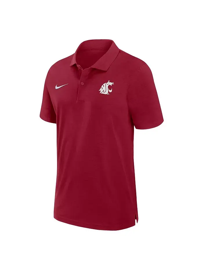 Мужская поло для активного отдыха Washington State Cougars в малиновом цвете Nike — изображение 3 из 3