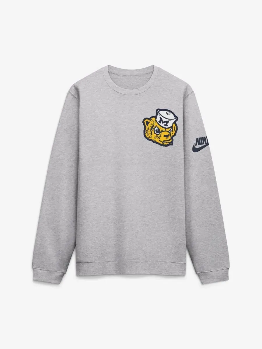 Свитшот Legacy с принтом Michigan Wolverines Nike