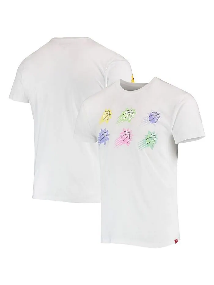 Мужская белая футболка Phoenix Suns Street Capsule Bingham Sportiqe