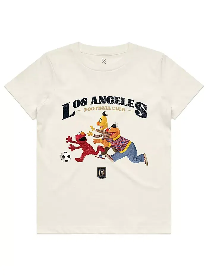 Футболка Big Boys and Girls x Sesame Street Cream LAFC с фотопринтом Peace Collective — изображение 2 из 3