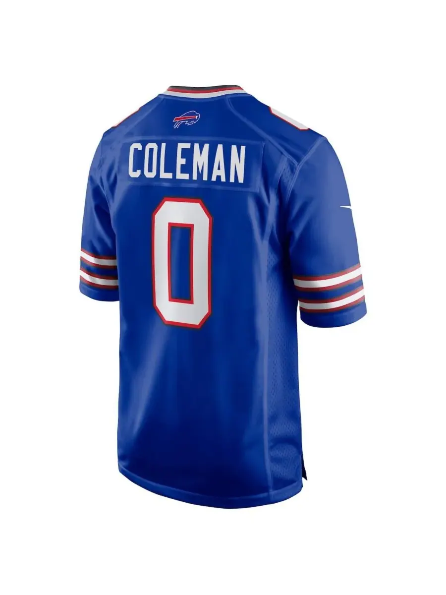 Мужская игровая футболка Keon Coleman Royal Buffalo Bills, посвященная драфту НФЛ 2024 года Nike — изображение 2 из 3