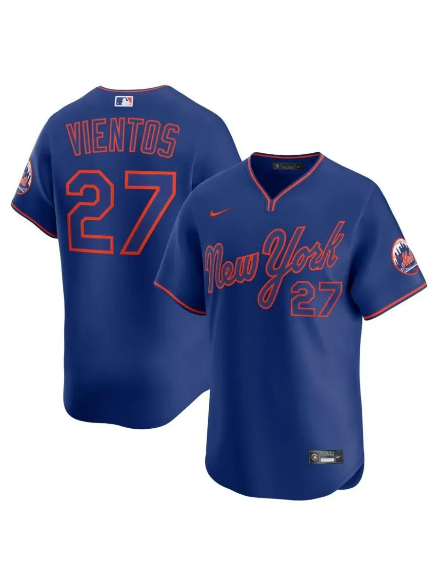 Мужская альтернативная ограниченная серия игровой майки Mark Vientos Royal New York Mets Nike