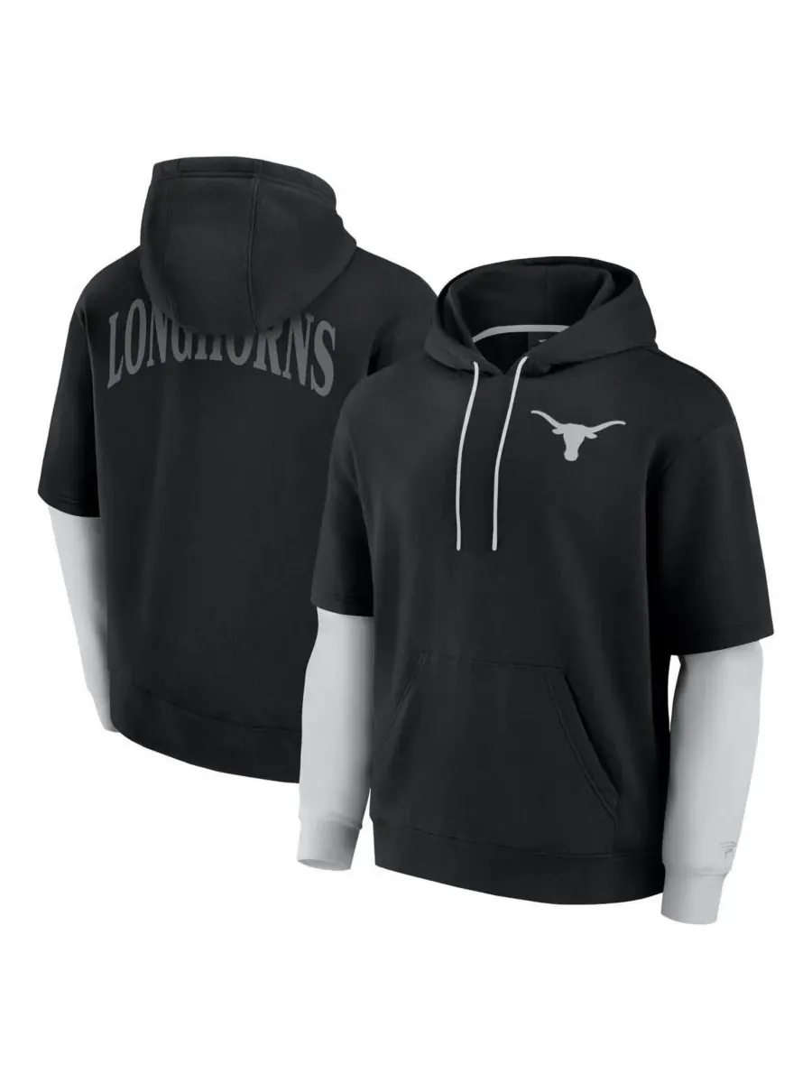 Fanatics Мужская черная толстовка с капюшоном Texas Longhorns