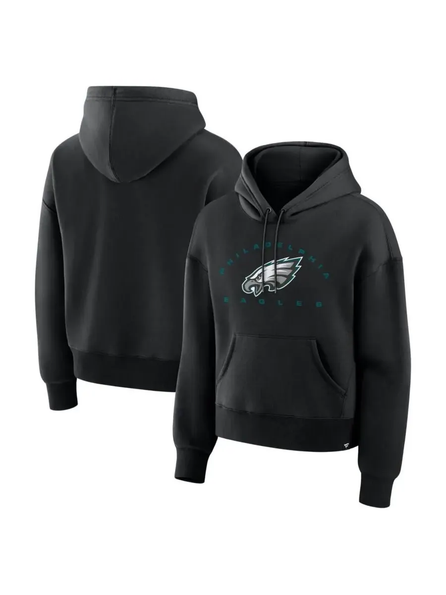 Fanatics Женская черная толстовка с капюшоном Philadelphia Eagles Eligible Receiver Legacy