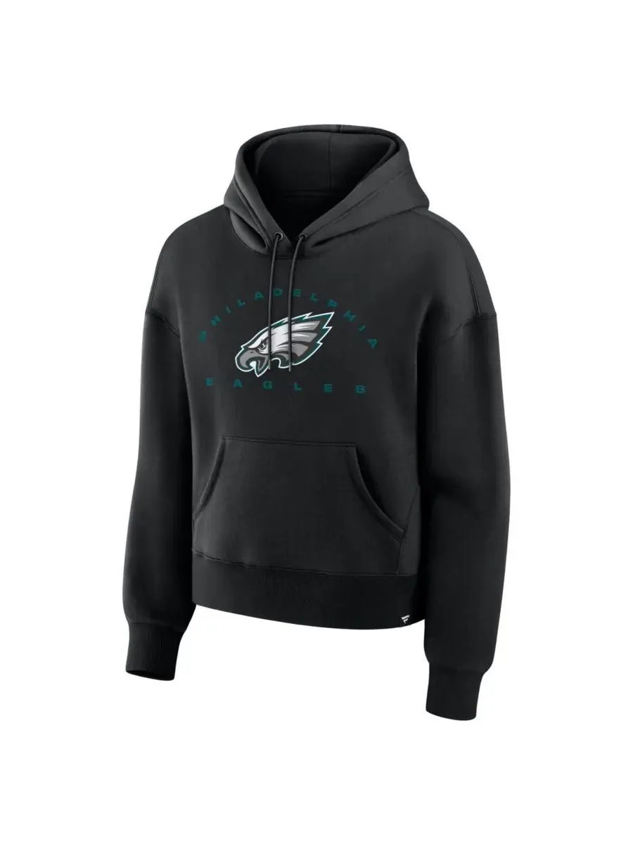 Fanatics Женская черная толстовка с капюшоном Philadelphia Eagles Eligible Receiver Legacy — изображение 2 из 3, черный