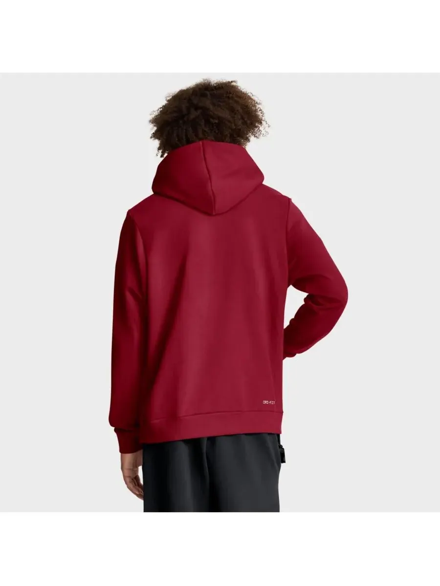 Мужская толстовка Cardinal Stanford Cardinal 2025 Sideline Standard Issue Dri-FIT Nike — изображение 2 из 5, красный