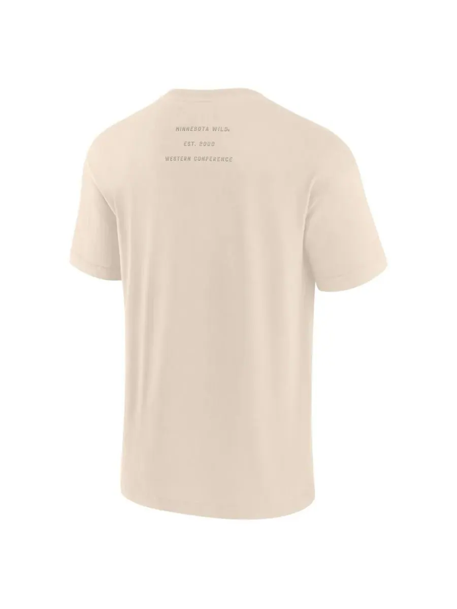 Fanatics Мужская кремовая футболка Minnesota Wild Elements Weathered Tonal Future Ground — изображение 2 из 3, бежевый