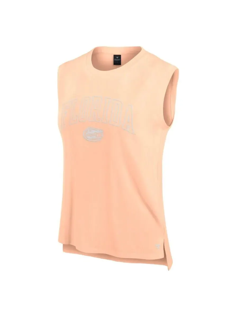 Fanatics Женская оранжевая майка для спортзала Florida Gators Studio Gym — изображение 2 из 3, оранжевый
