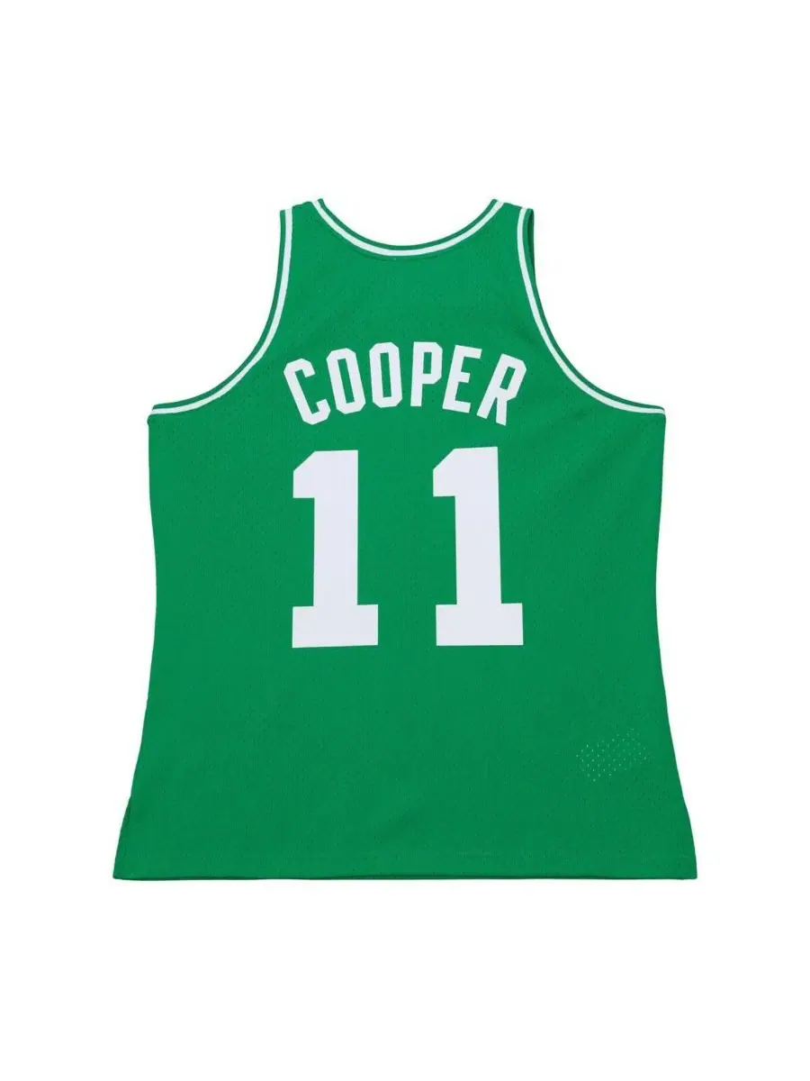 Мужская футболка Mitchell Ness Chuck Cooper Kelly Green Boston Celtics 1950-51 Pioneers Swingman — изображение 2 из 5
