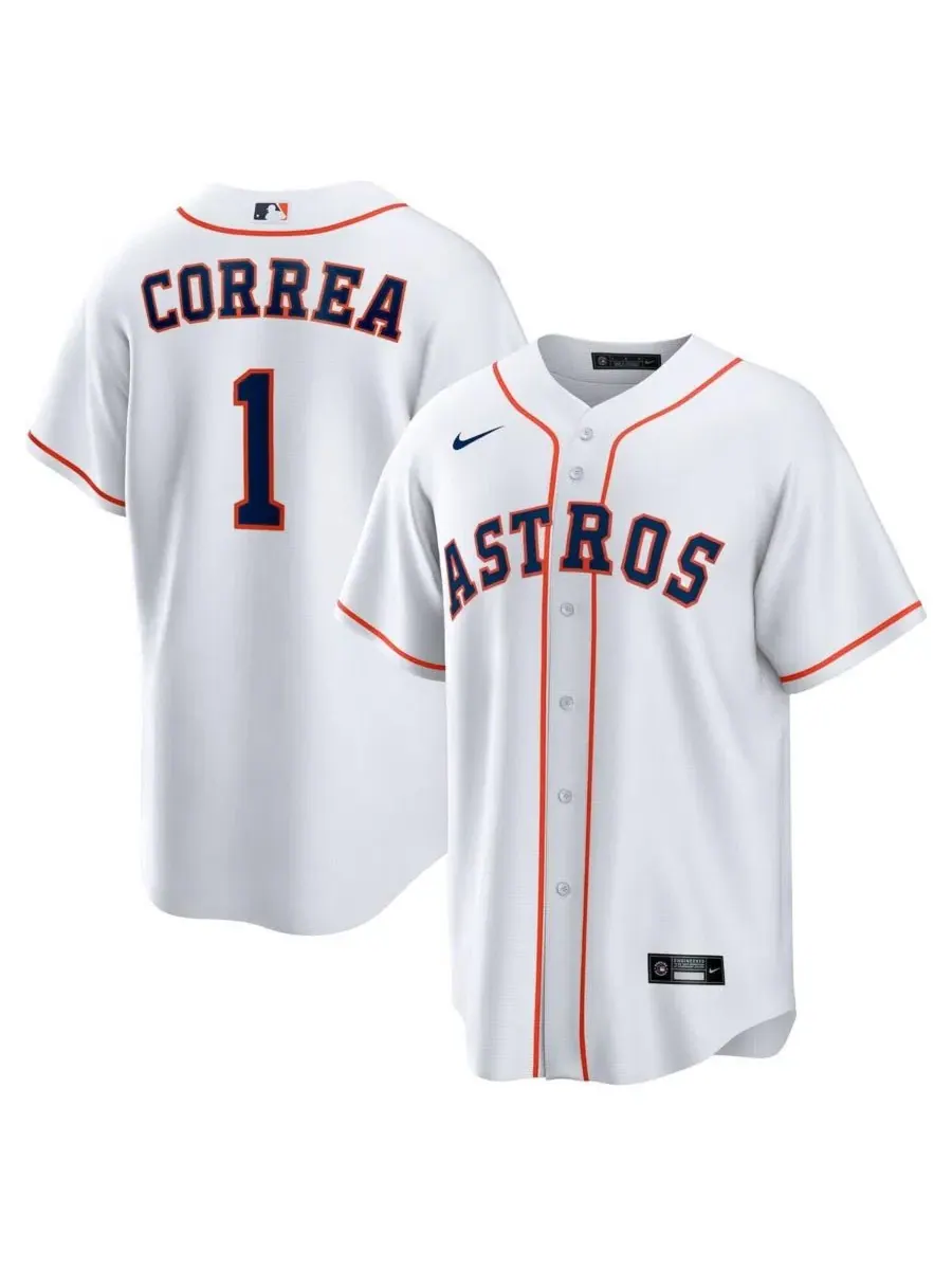 Мужская реплика джерси Карлоса Корреа Houston Astros Home Nike