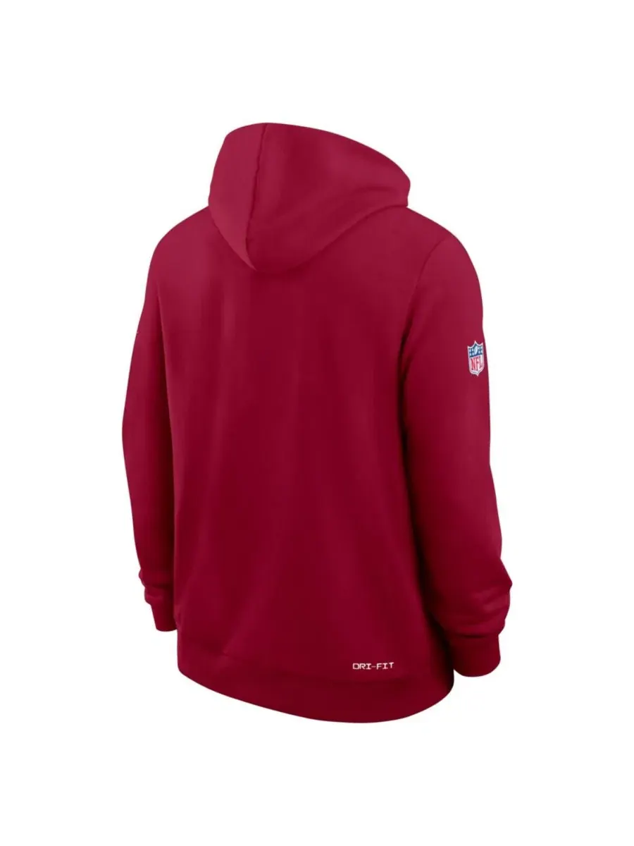 Худи с капюшоном Washington Commanders Dri-FIT Nike — изображение 3 из 3, бордовый
