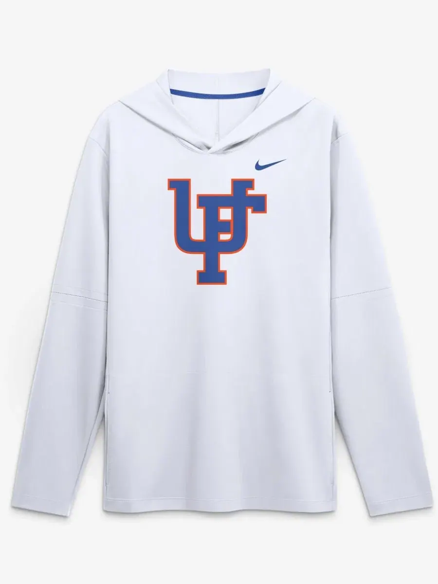 Худи с длинным рукавом и капюшоном Florida Gators 2026 Sideline Lightweight Dri-FIT Nike