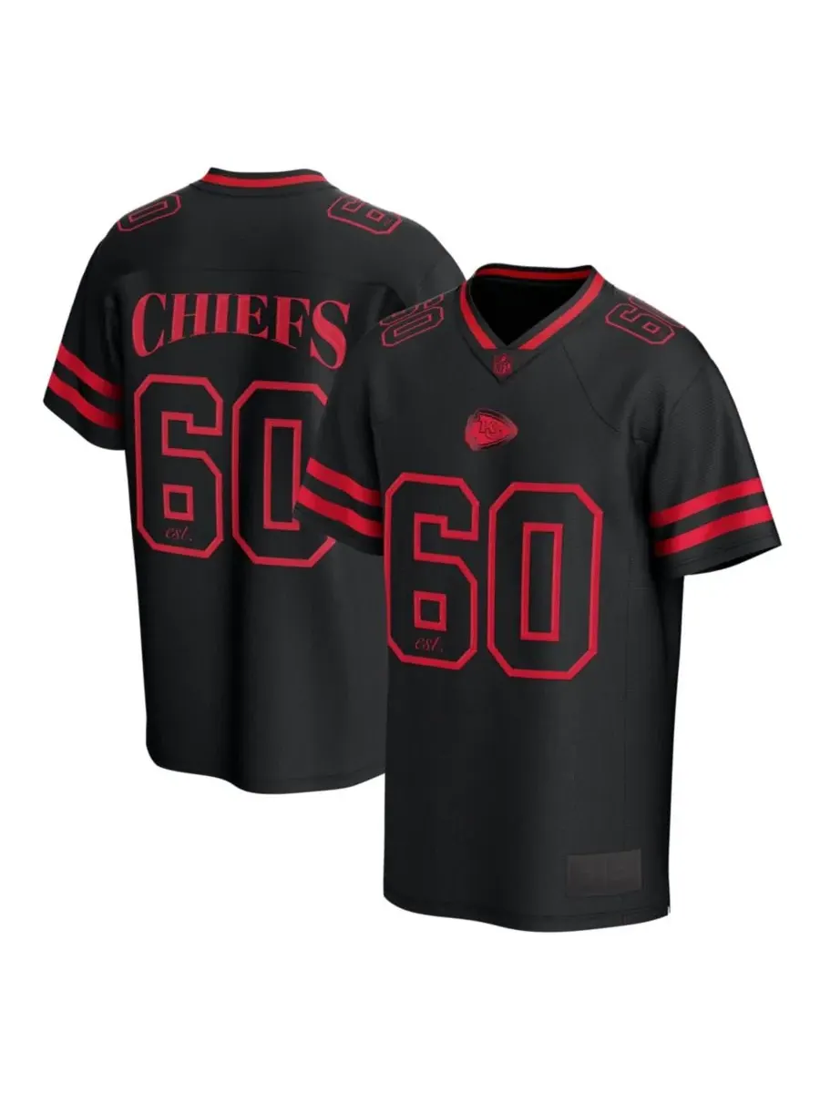 Футболка из сетки с V-образным вырезом, с принтом, Kansas City Chiefs After Hours Fanatics