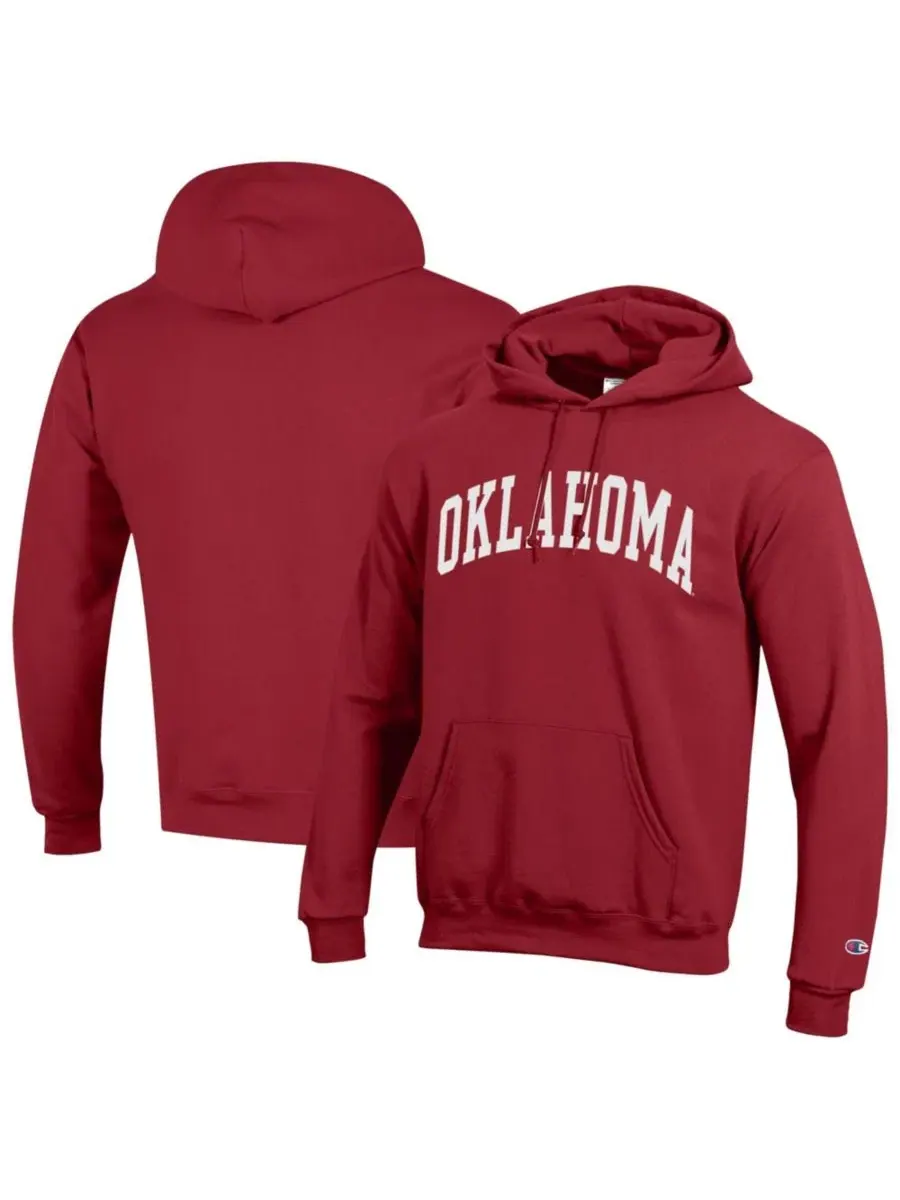 Худи с капюшоном Oklahoma Sooners Basic Arch Fleece Champion