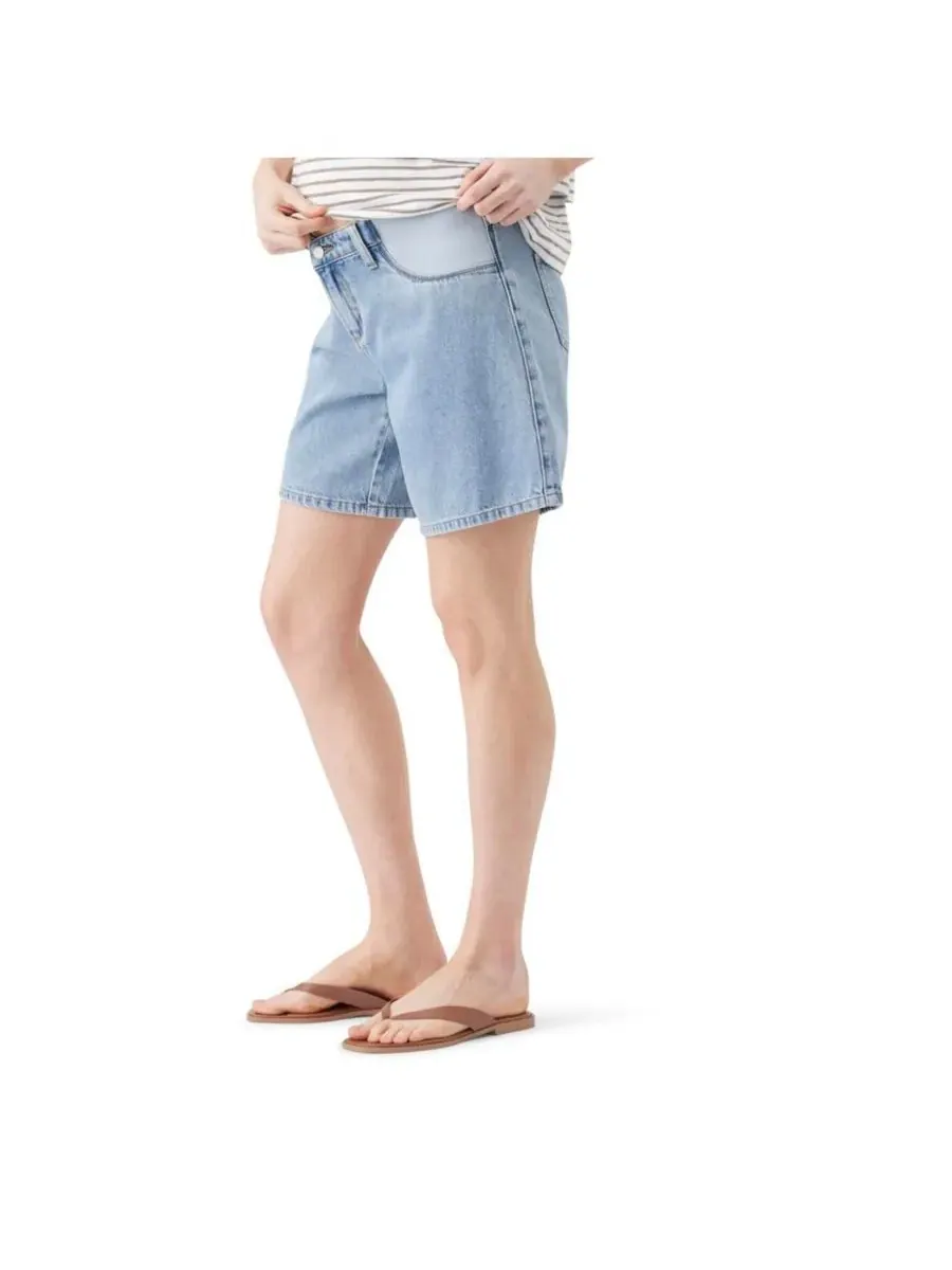 Джинсовые шорты Maternity Ripe Dion Denim Short True Fade Ripe Maternity, true fade — изображение 2 из 7