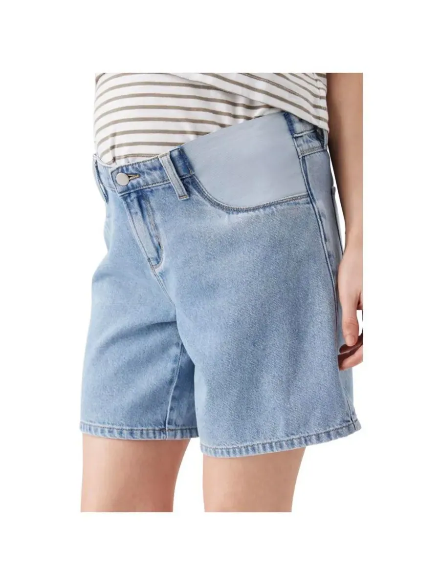Джинсовые шорты Maternity Ripe Dion Denim Short True Fade Ripe Maternity, true fade — изображение 4 из 7