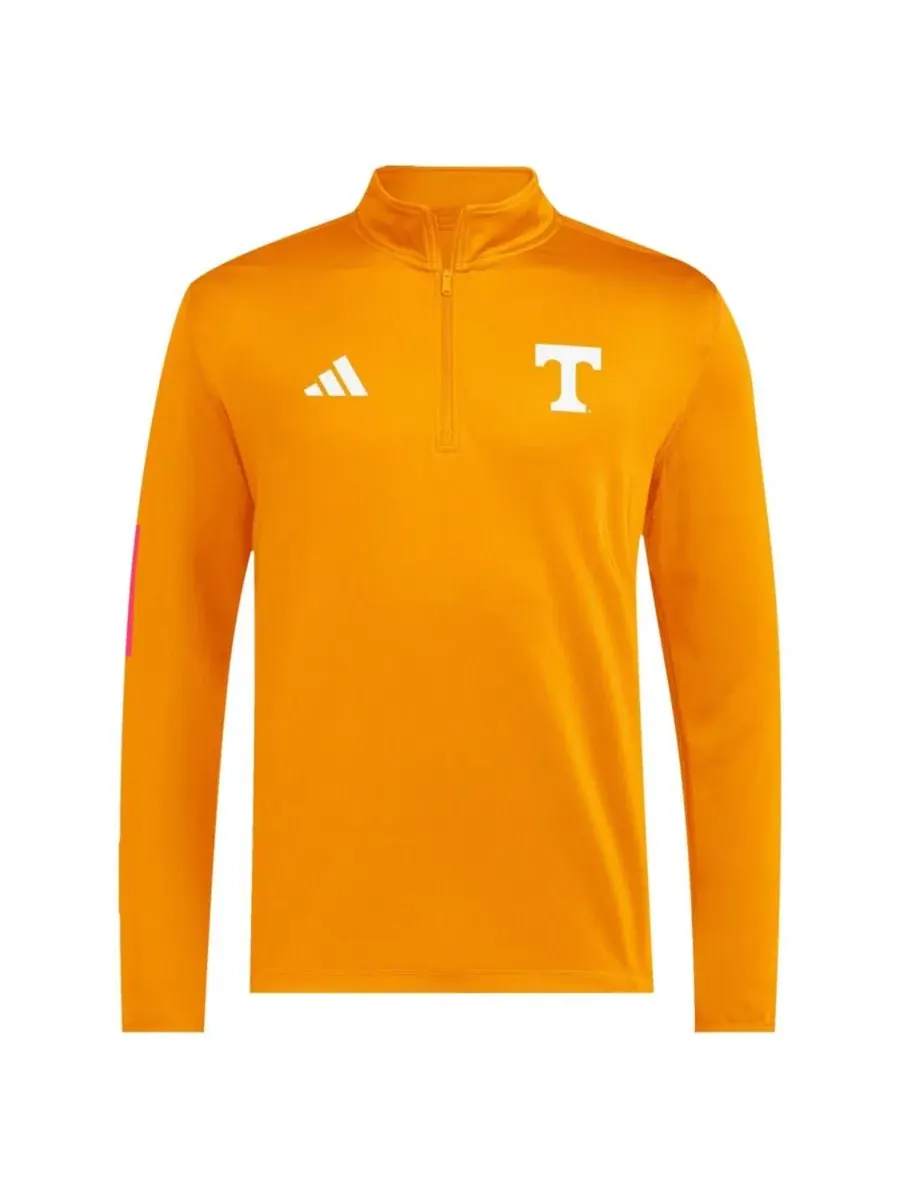 Мужская толстовка-поло с четверть-застежкой Tennessee Volunteers 2026 Ultimate 365 adidas — изображение 2 из 3, оранжевый