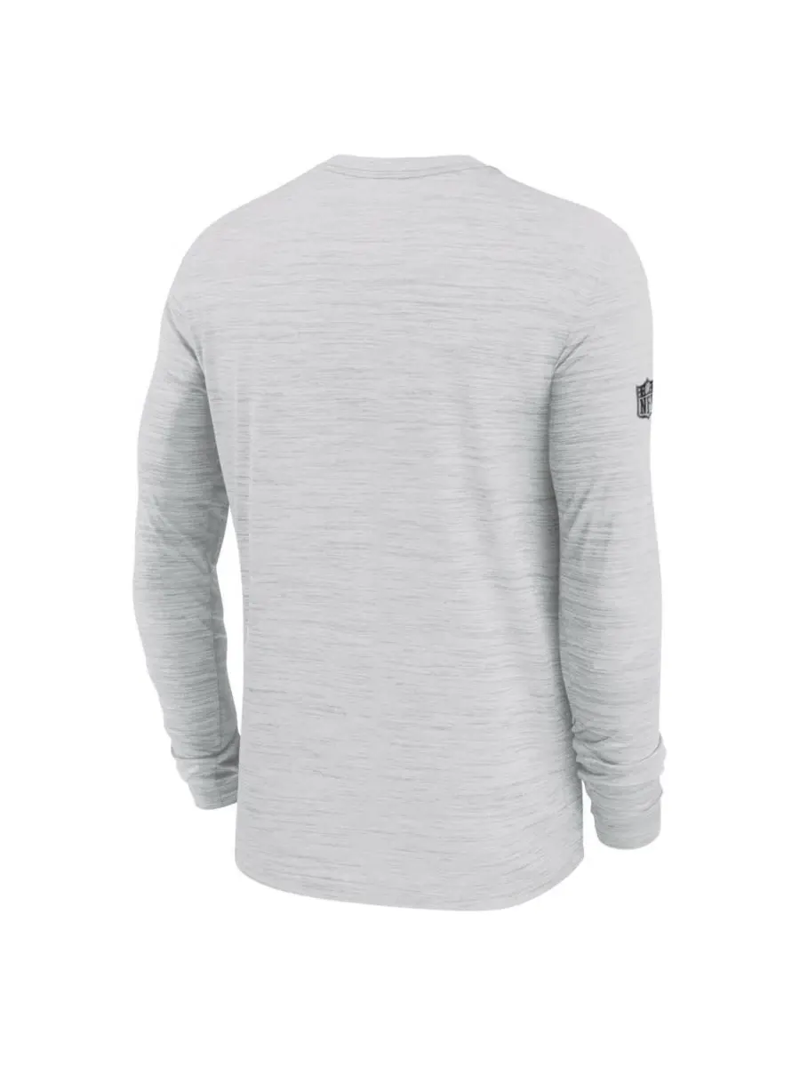 Футболка с длинным рукавом Nike Dri-FIT Arizona Cardinals Sideline Offensive Transition Velocity — изображение 3 из 3, белый
