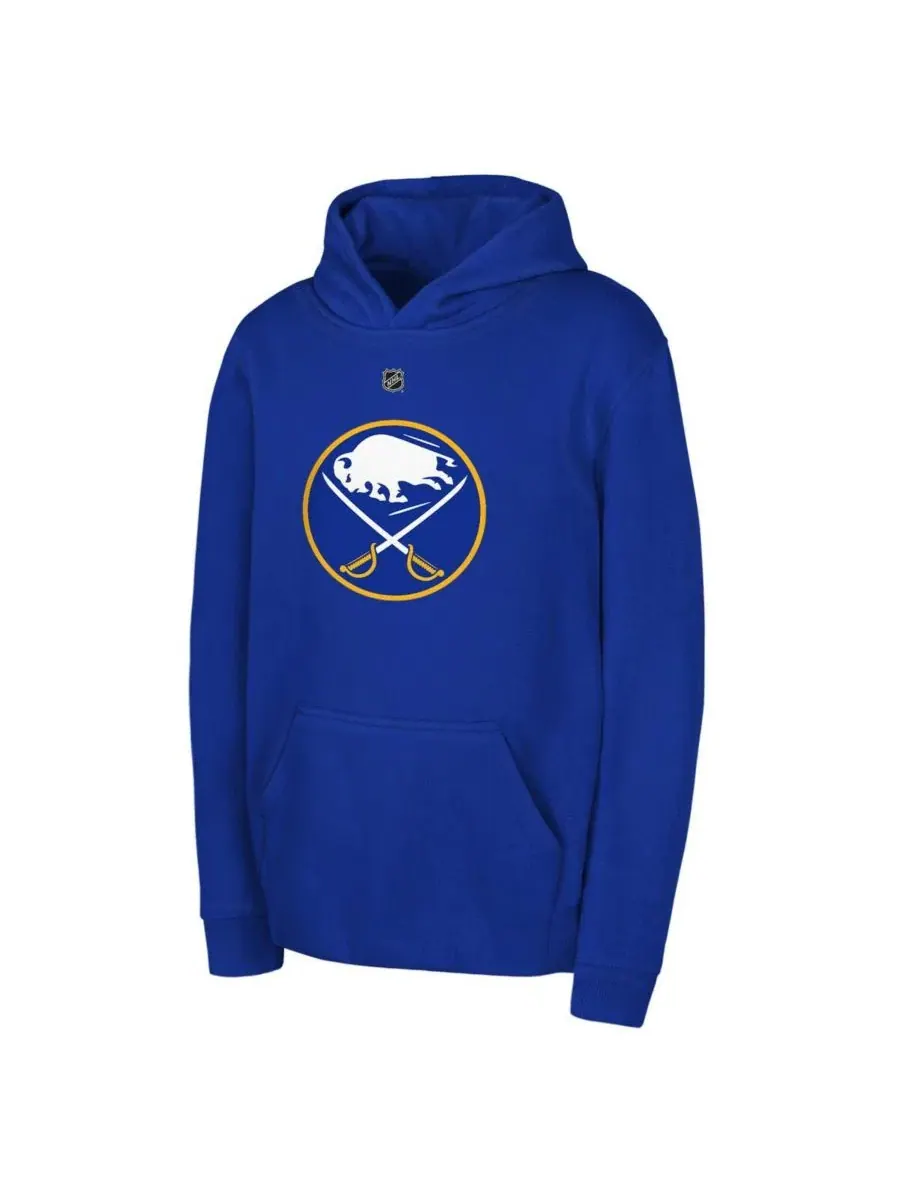 Толстовка с капюшоном с принтом Buffalo Sabres Primary Logo Outerstuff