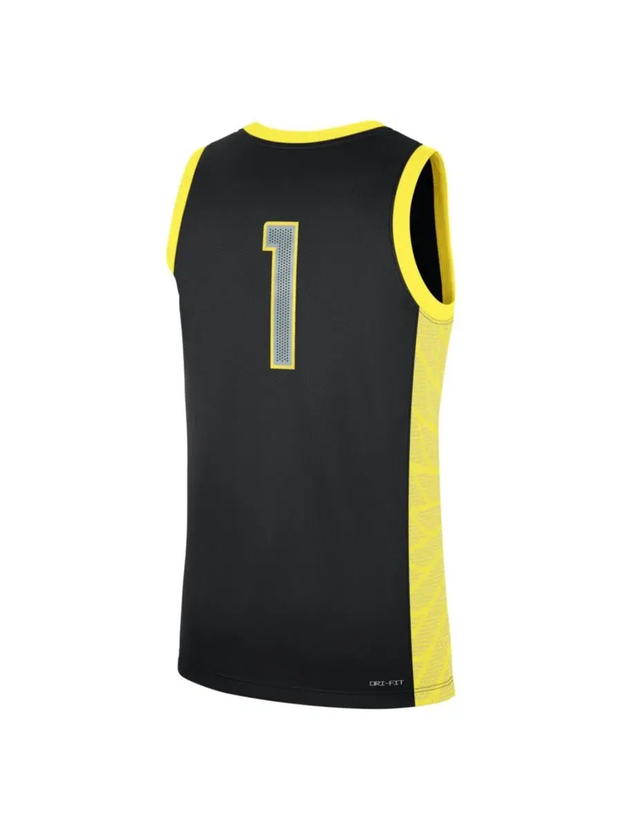 Баскетбольная джерси Nike Alternate Replica Oregon Ducks — изображение 3 из 3, черный