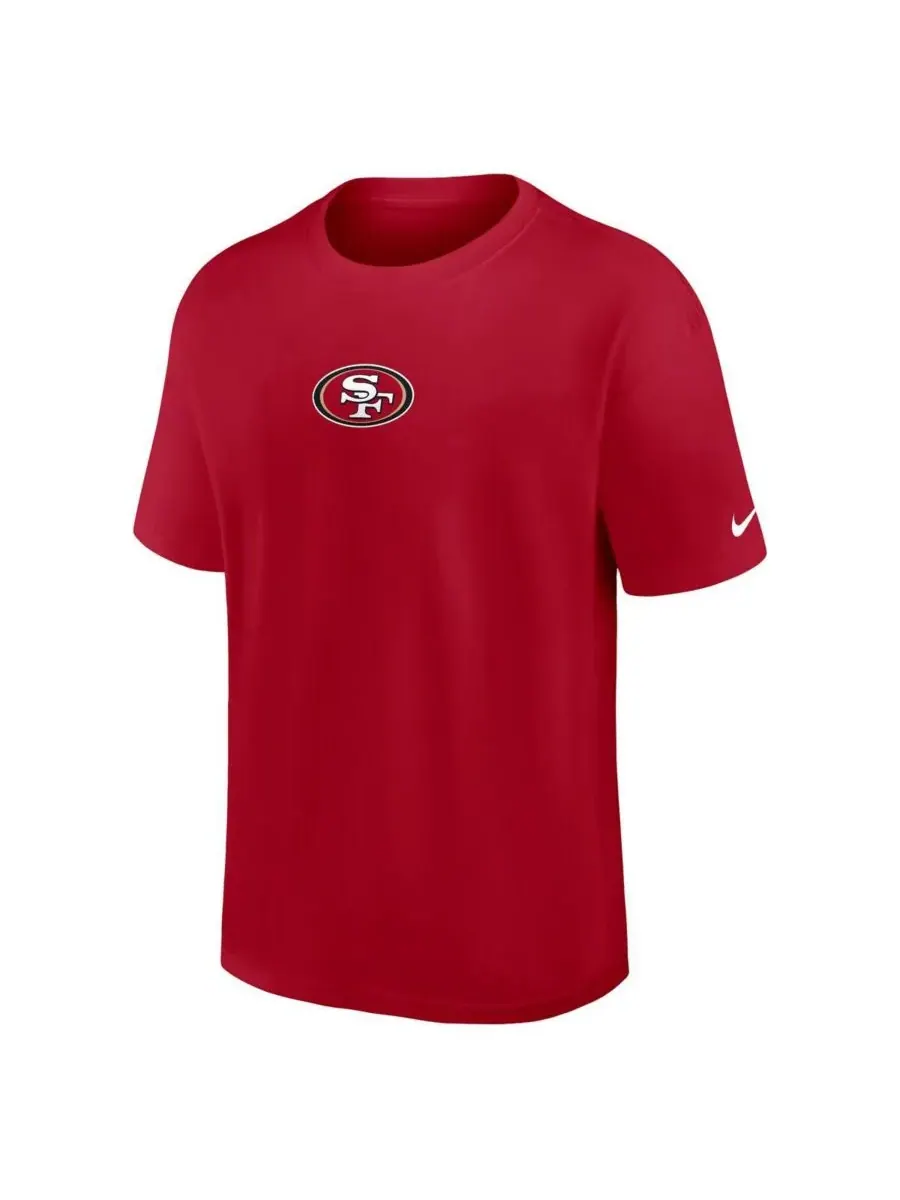 Мужская алая футболка San Francisco 49ers Dominate the Game Essential Max90 Nike — изображение 2 из 3, алый