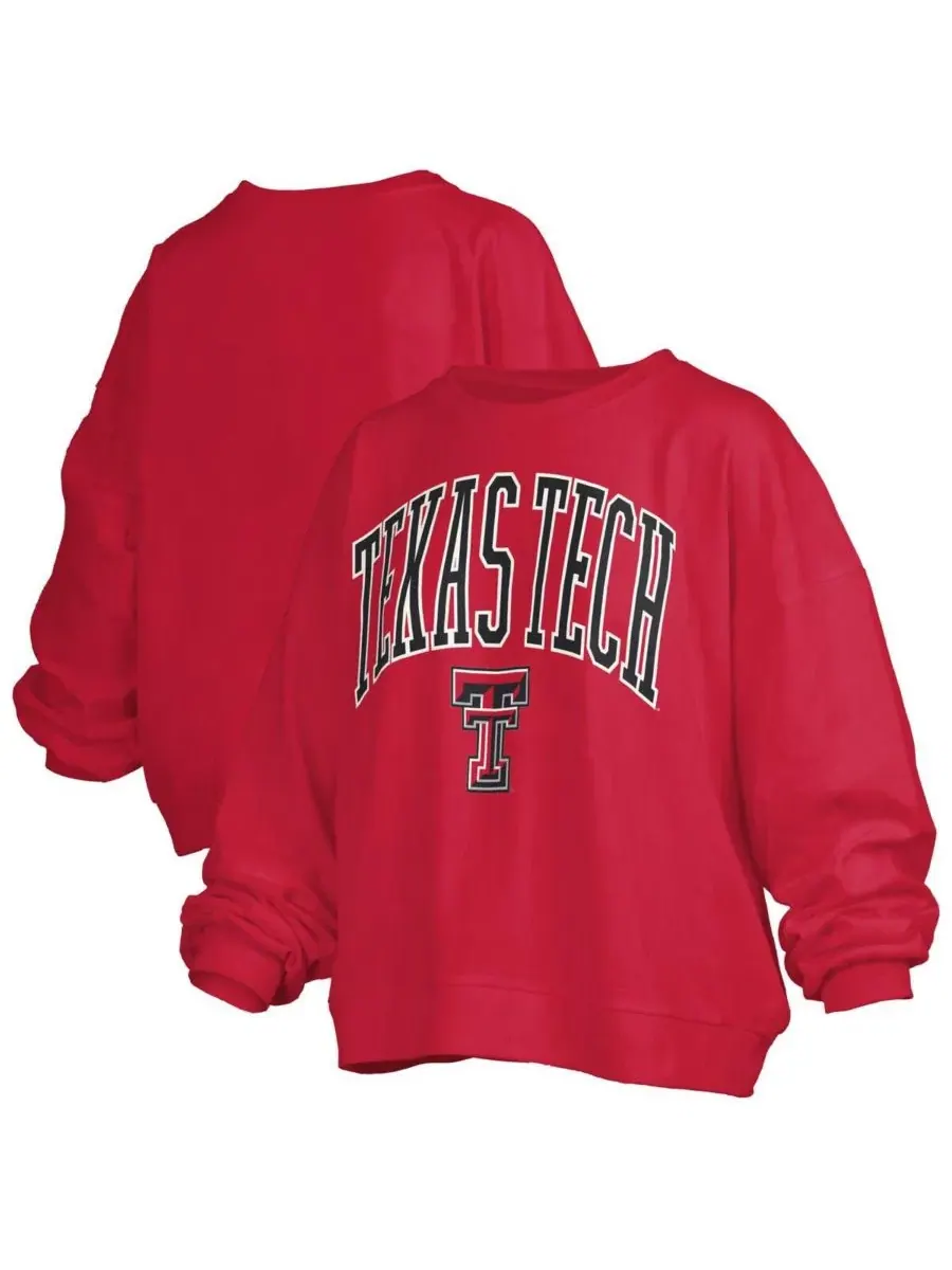 Женская красная флисовая толстовка Texas Tech Red Raiders Janise Pressbox