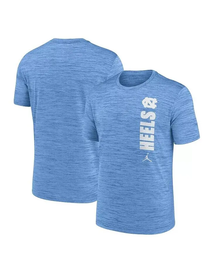 Футболка мужская Carolina Blue North Carolina Tar Heels 2024 Sideline Velocity Performance Jordan