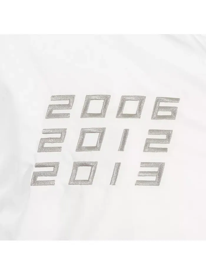 Мужская белая бомбер-куртка Miami Heat 2022/23 City Edition на молнии из нейлона JH Design — изображение 3 из 4