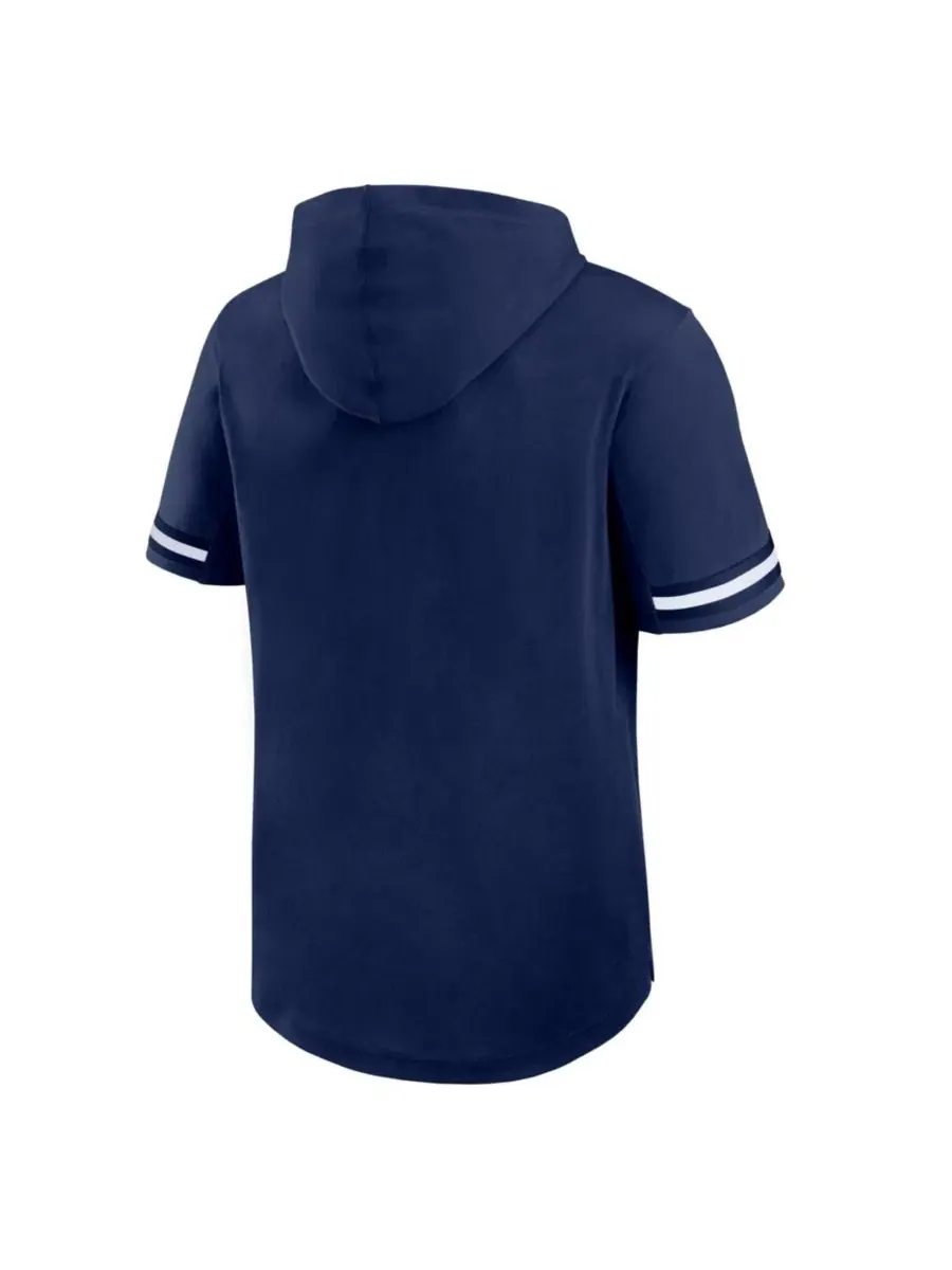 Худи-футболка с капюшоном New York Yankees Optimal Play Fanatics — изображение 2 из 3, темно-синий темно-синий