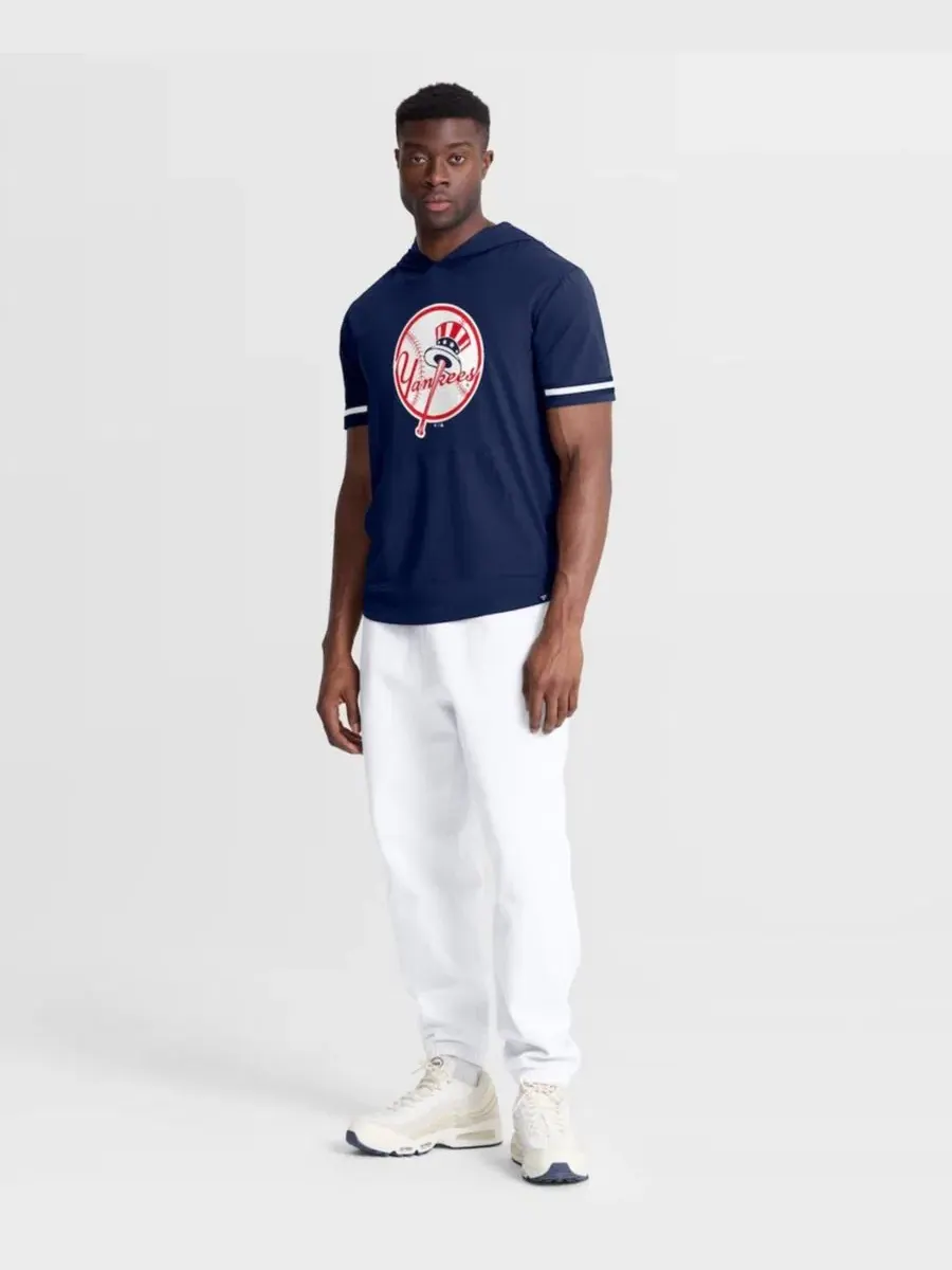 Худи-футболка с капюшоном New York Yankees Optimal Play Fanatics — изображение 3 из 3, темно-синий темно-синий
