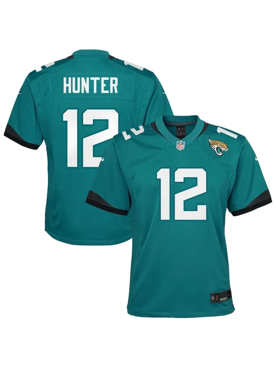 Детская футболка с длинным рукавом Travis Hunter Jacksonville Jaguars Game Nike