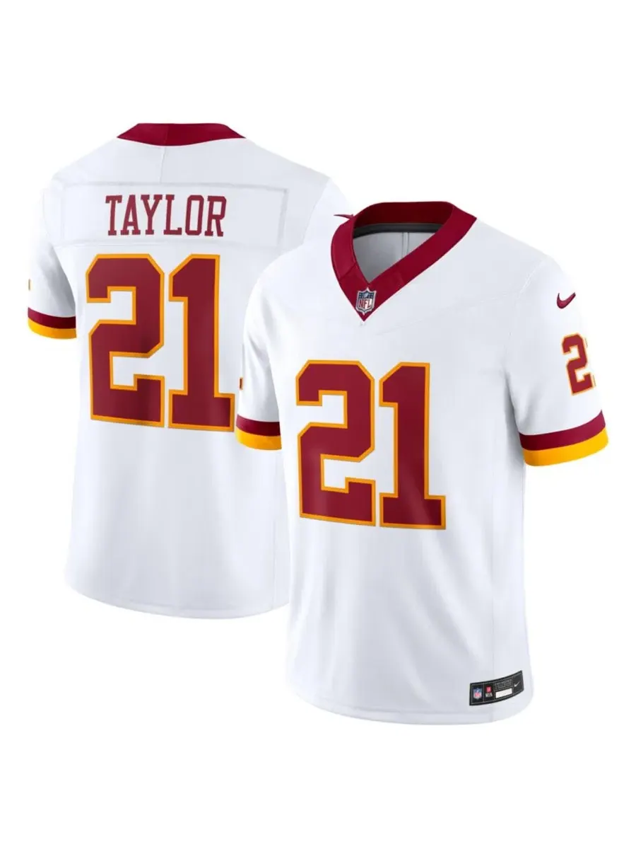Футболка Nike Sean Taylor White Washington Commanders Vapor F.U.S.E. Stitched Retired Limited Jersey