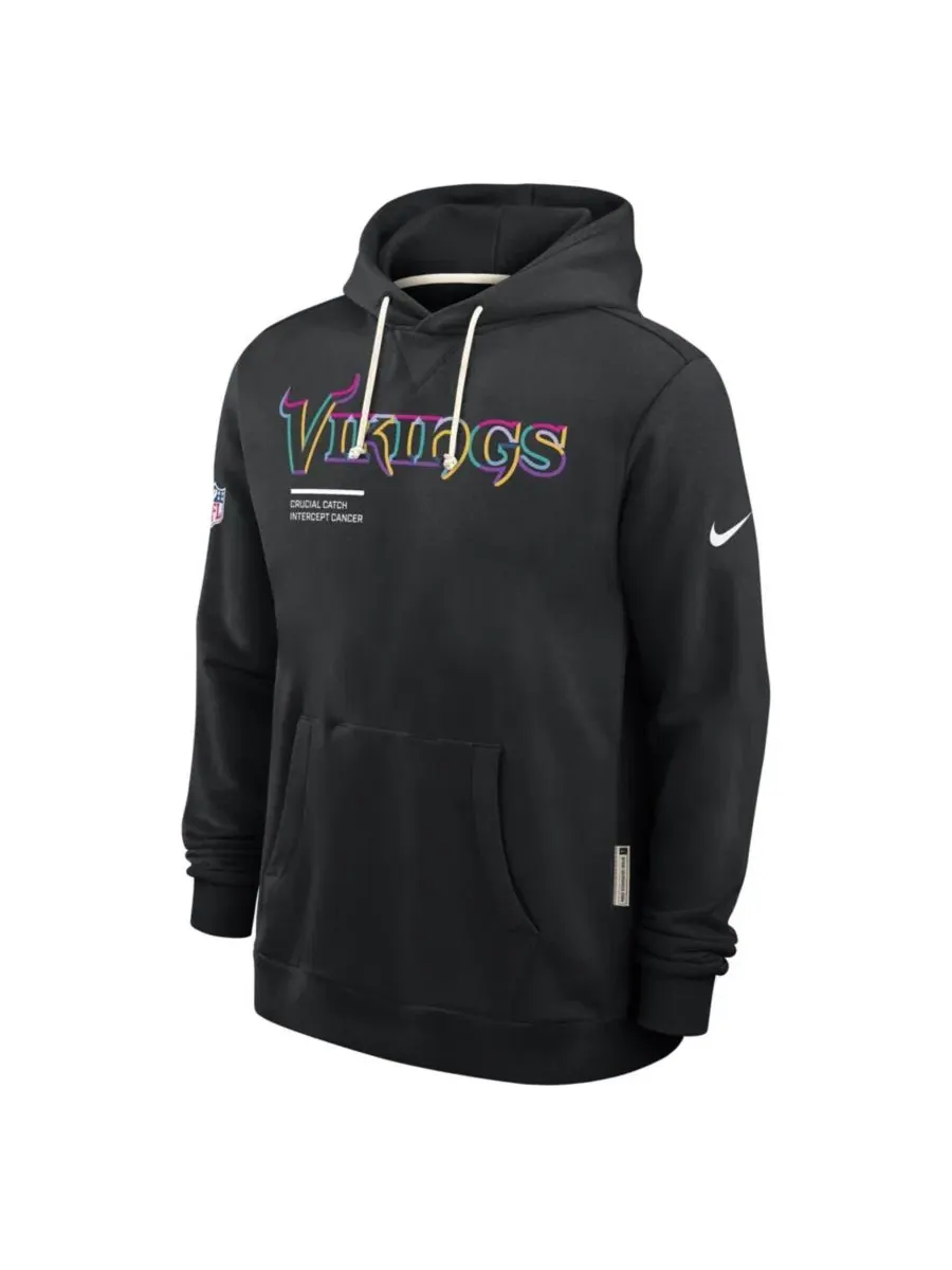 Худи с капюшоном из плотного флиса Dri-FIT, модель Crucial Catch Sideline Standard Issue Nike — изображение 5 из 5, черный