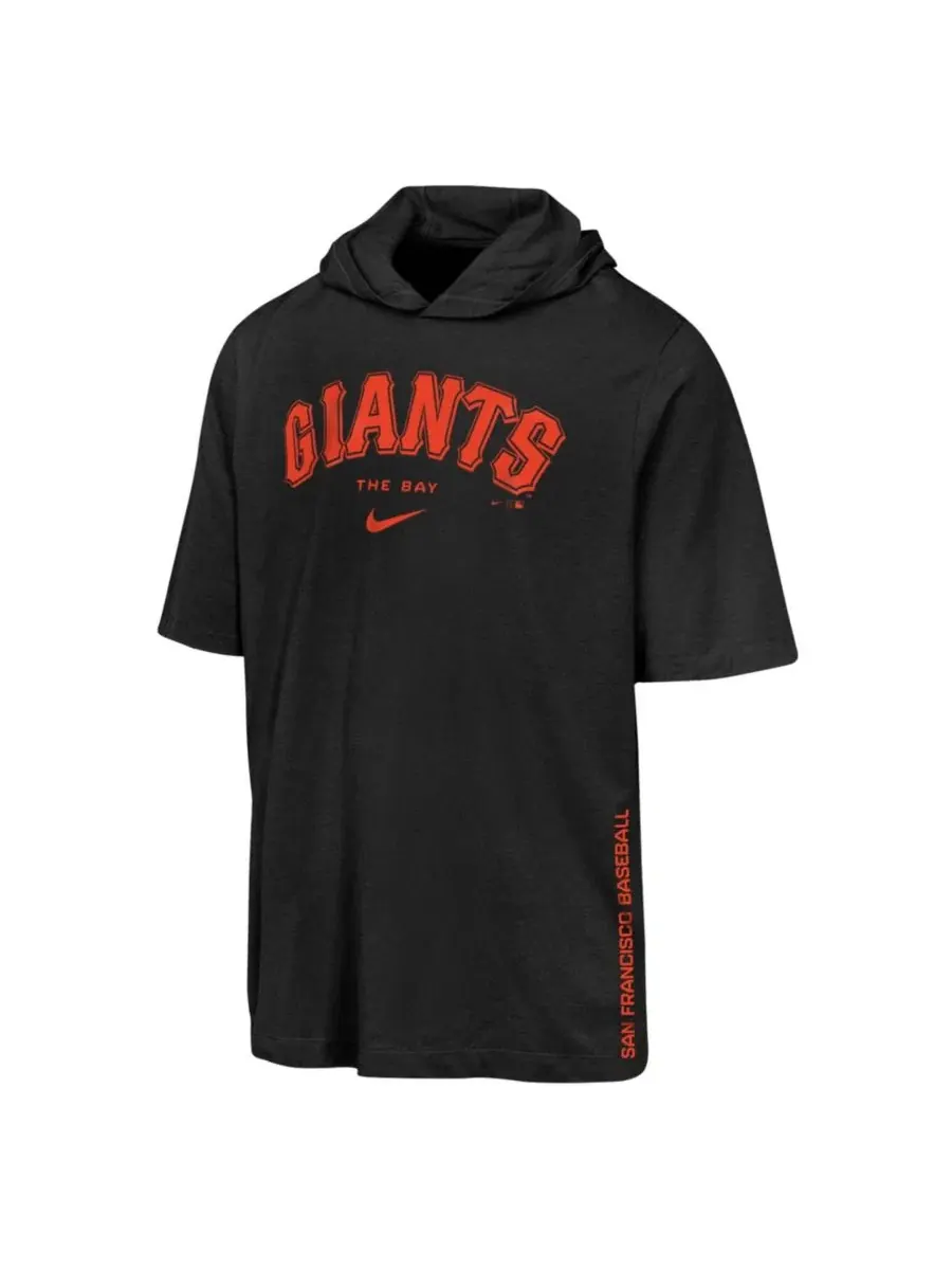 Футболка с капюшоном San Francisco Giants Dri-FIT Nike — изображение 3 из 3, черный