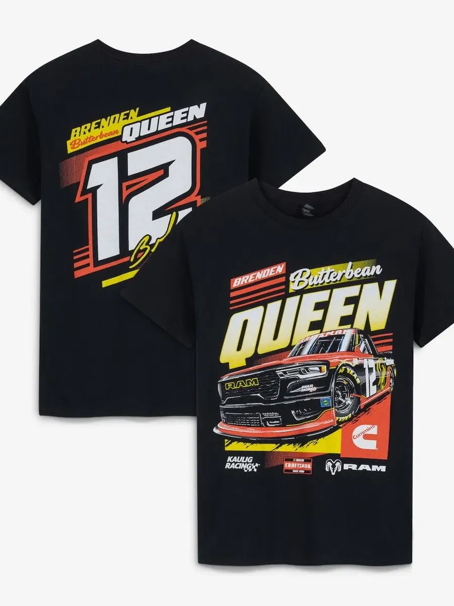 Футболка с коротким рукавом и принтом Butterbean Queen Kaulig Racing
