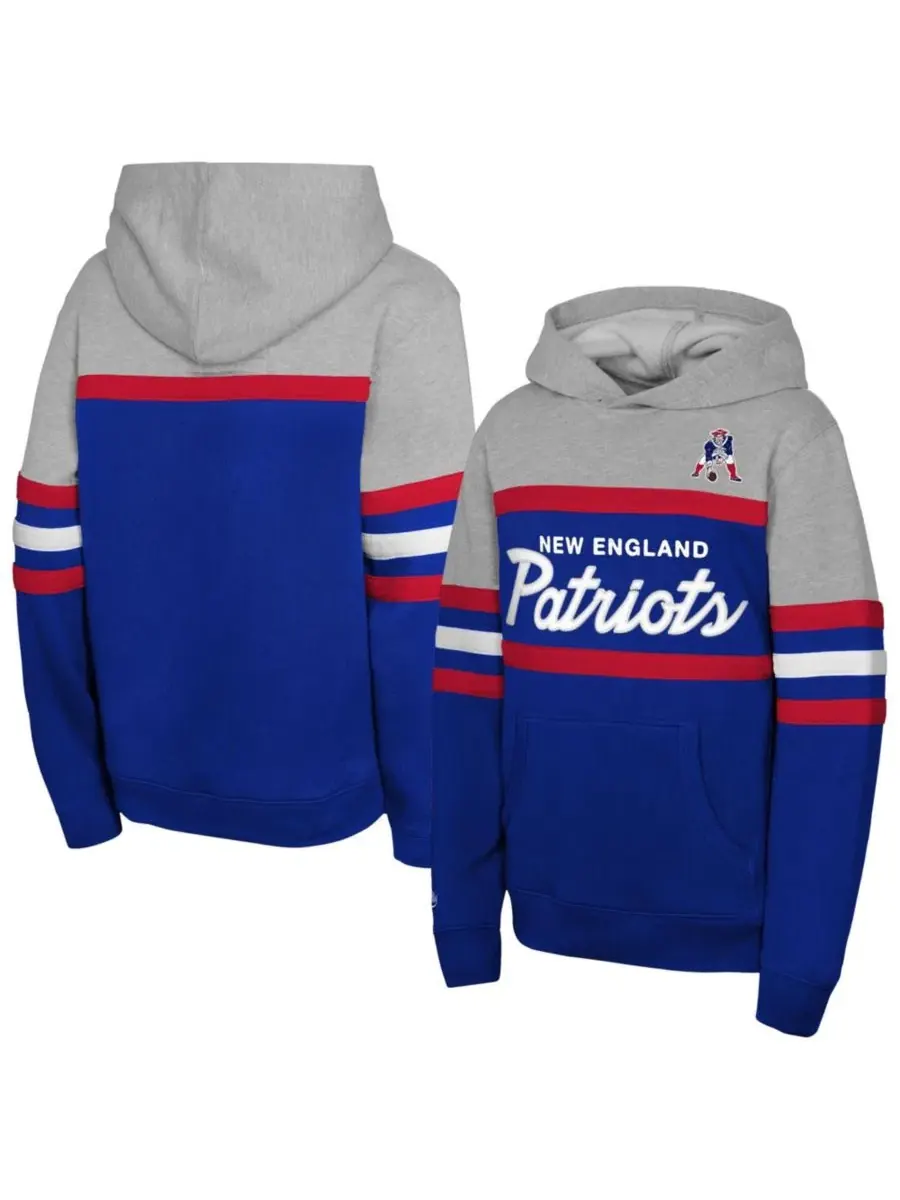 Толстовка на молнии Mitchell & Ness New England Patriots Throwback Head Coach