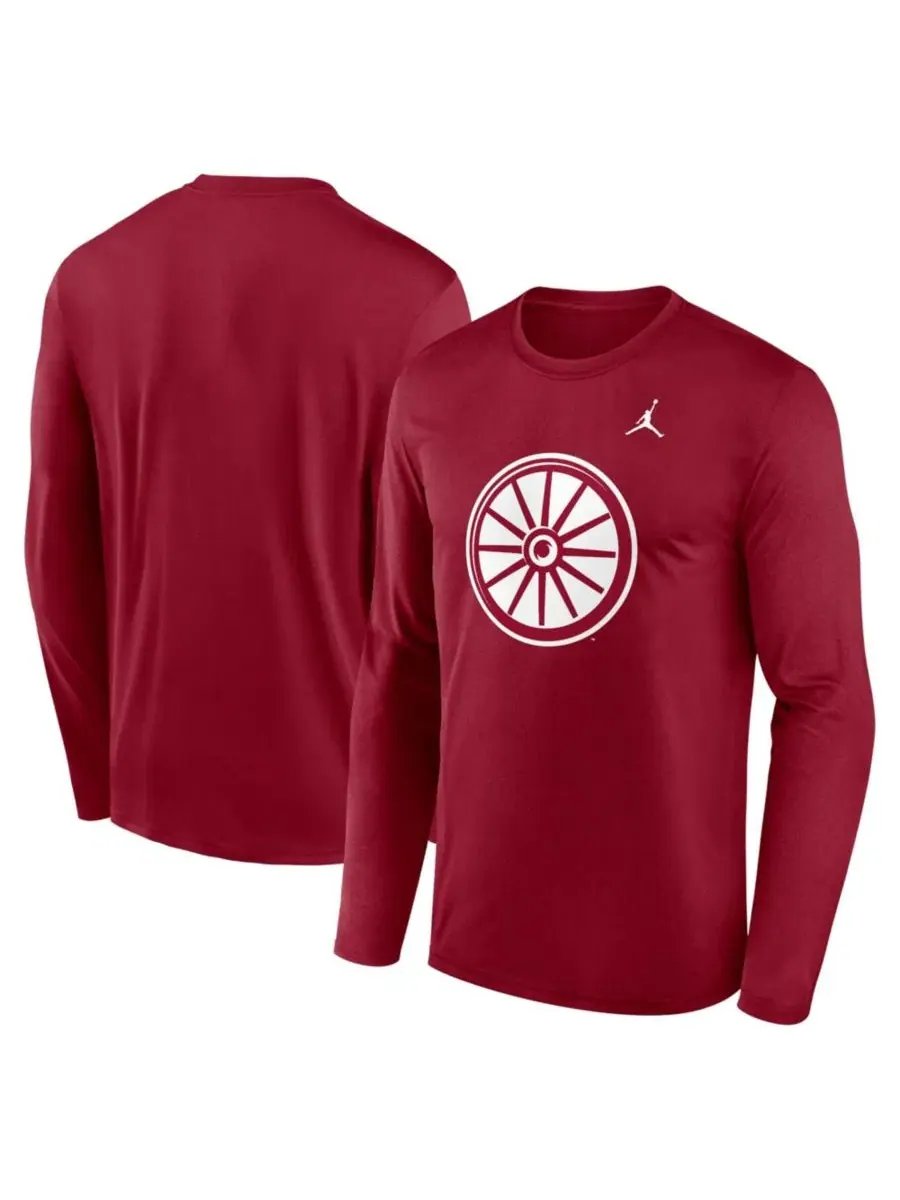 Футболка с длинным рукавом Primetime Alternate Logo Legend Performance Crimson Jordan
