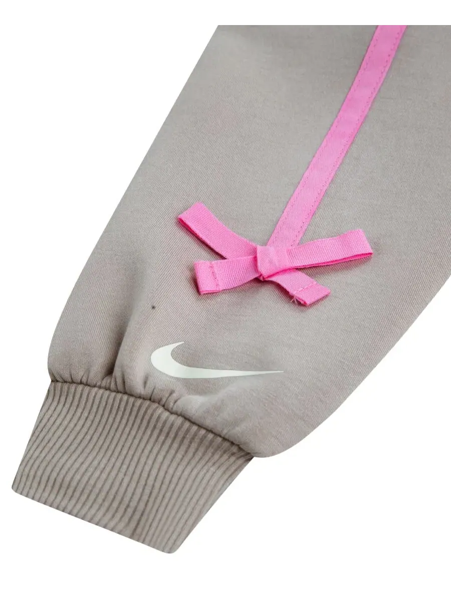 Комплект из топа и леггинсов с бантом и полоской, модель Juxta-Girl Bow Stripe Nike, Moon Particle — изображение 3 из 4