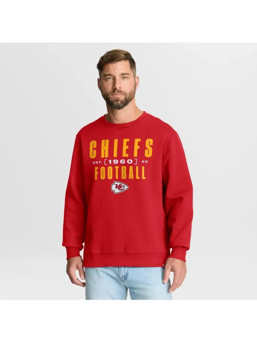Fanatics Мужская красная толстовка Kansas City Chiefs Powerful Throw Legacy