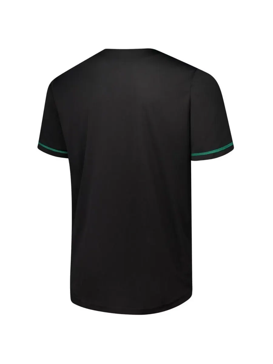 Fanatics Мужская черная рубашка New York Jets с пуговицами — изображение 2 из 3, черный