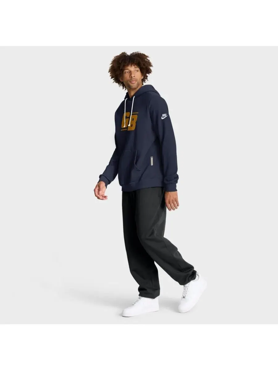 Nike Мужская темно-синяя толстовка с капюшоном Green Bay Packers The 1923 Classic Sideline Dri-FIT — изображение 5 из 5