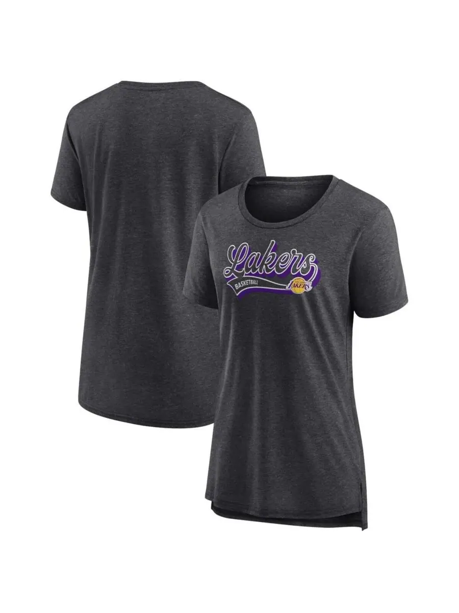 Fanatics Женская футболка цвета хаки с изображением команды Los Angeles Lakers League Leader, цвет