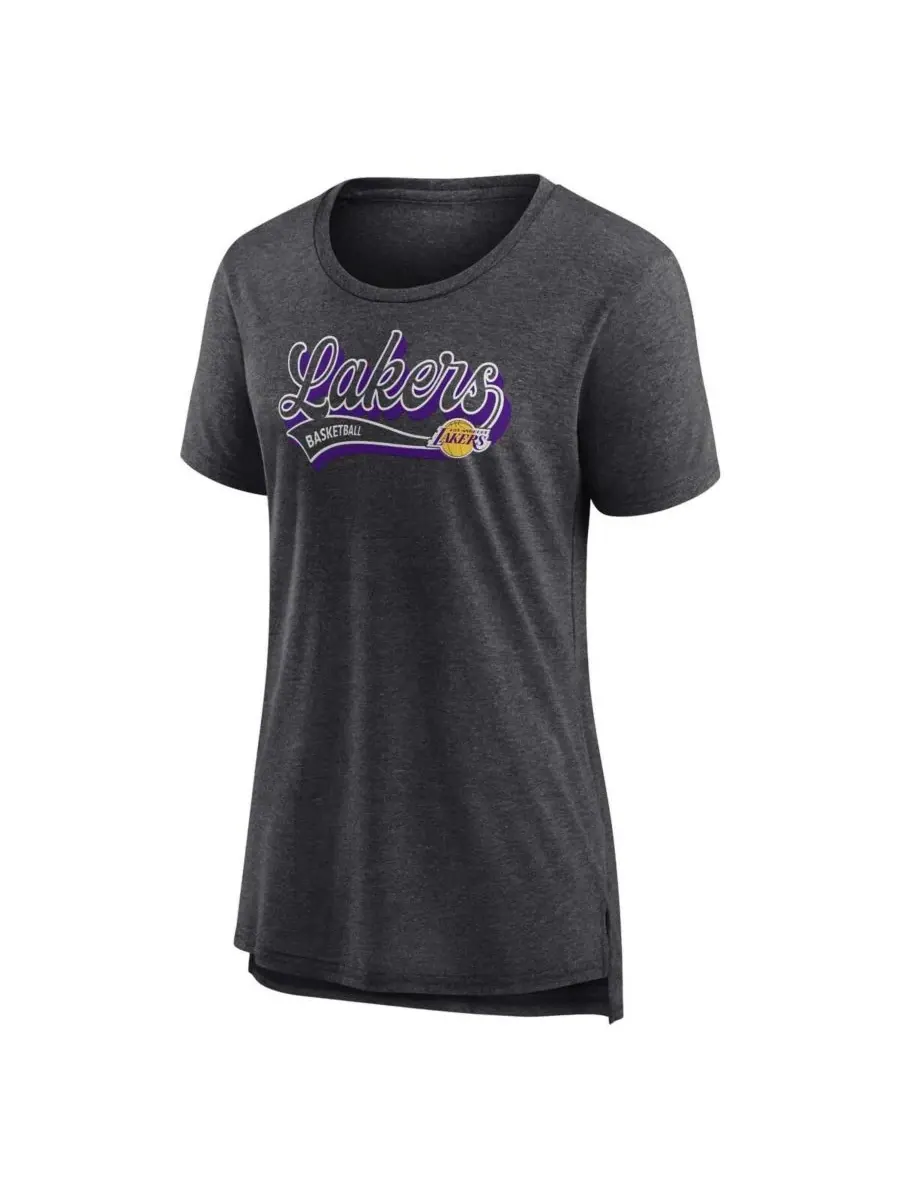 Fanatics Женская футболка цвета хаки с изображением команды Los Angeles Lakers League Leader, цвет — изображение 3 из 3