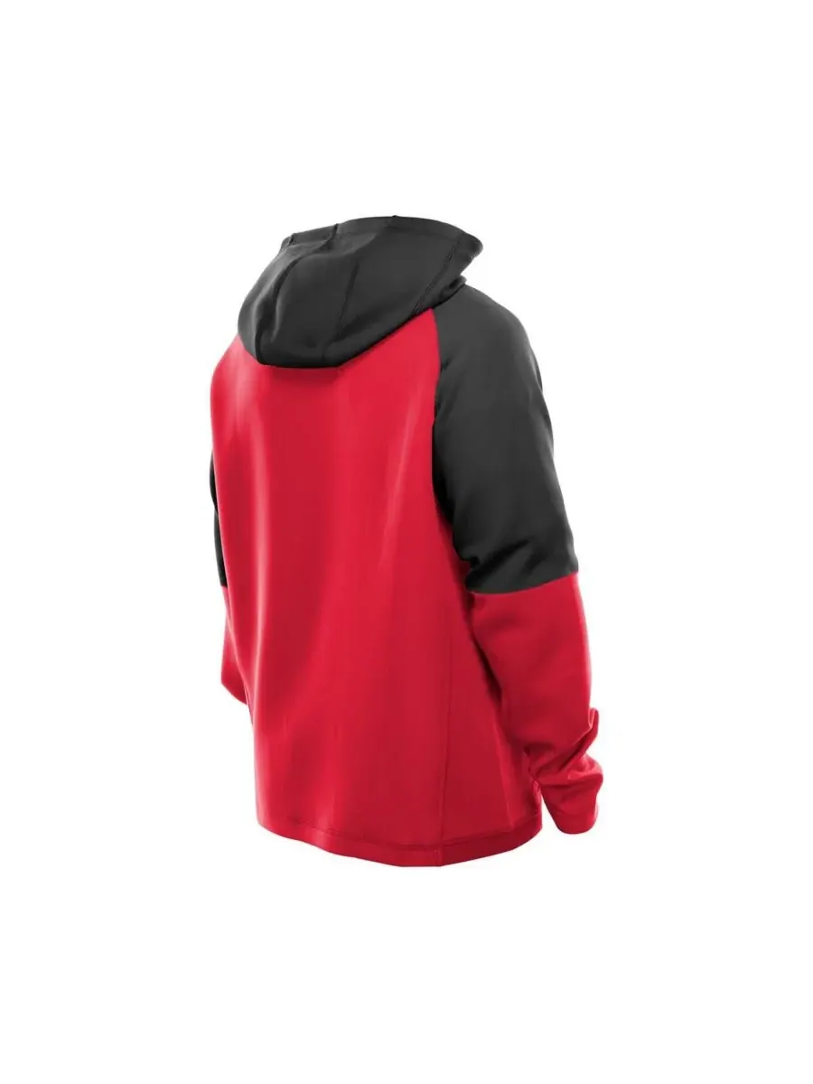 Мужская алая толстовка с капюшоном San Francisco 49ers Combine Authentic Color Block Raglan — изображение 2 из 3, алый